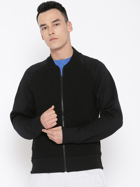 

ADIDAS Men Black VRCT Primeknit Hybrid Jacket