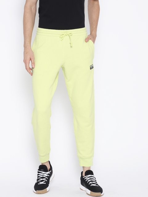 

ADIDAS Originals Men Lime Green D-R.Y.V Solid Joggers