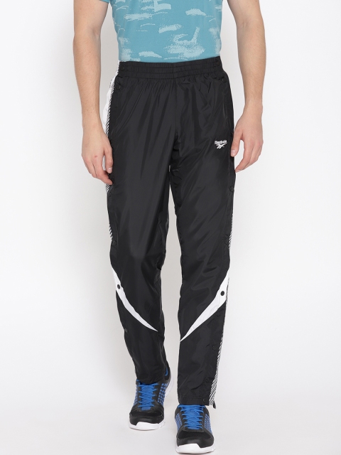

Reebok Classic Men Black Classic Vector Printed Detail Track Pants