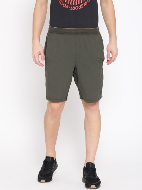 

ADIDAS Men Olive Green Training 4KRFT Ultralite 9" Solid Sports Shorts