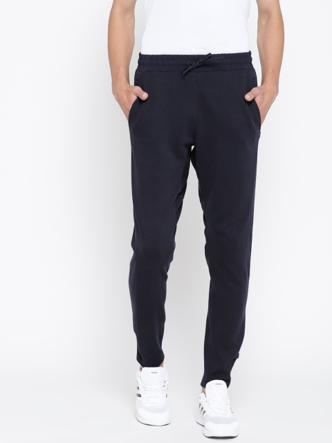

ADIDAS Men Navy VRCT Solid Joggers, Navy blue