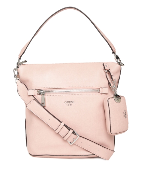 

GUESS Pink Solid Shoulder Bag