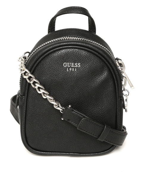 

GUESS Black Solid Sling Bag