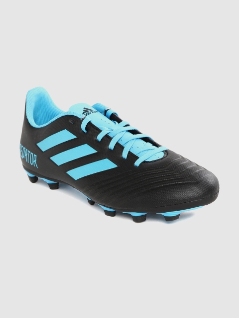 

ADIDAS Men Black & Blue Predator 19.4 Flexible Ground Football Shoes