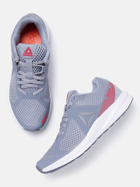 

Reebok Women Grey Solid Road Endless Road Running Shoes