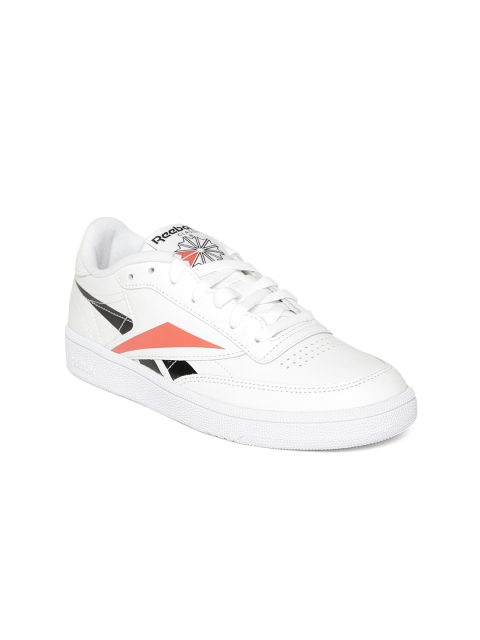 

Reebok Classic Women White Leather Club C 85 Casual Shoes