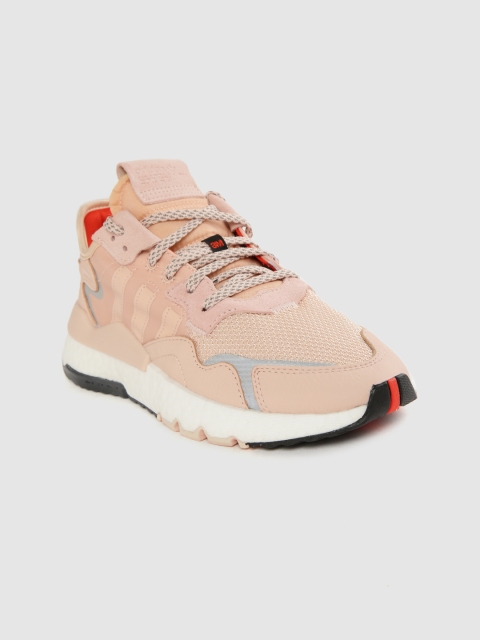 

ADIDAS Originals Women Peach-Coloured Solid Nite Jogger Sneakers
