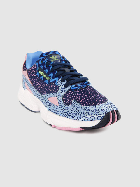 

ADIDAS Originals Women Blue & Pink Printed Falcon Sneakers