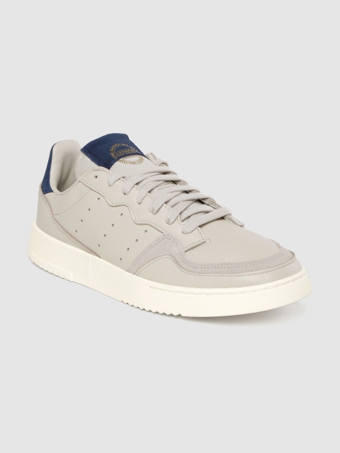 

ADIDAS Originals Men Beige Supercourt Perforated Leather Sneakers