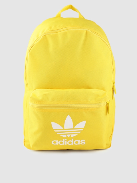 

ADIDAS Originals Unisex Yellow AC Class Solid Laptop Backpack with Printed Detail