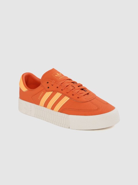 

ADIDAS Originals Women Orange SAMBAROSE Leather Sneakers