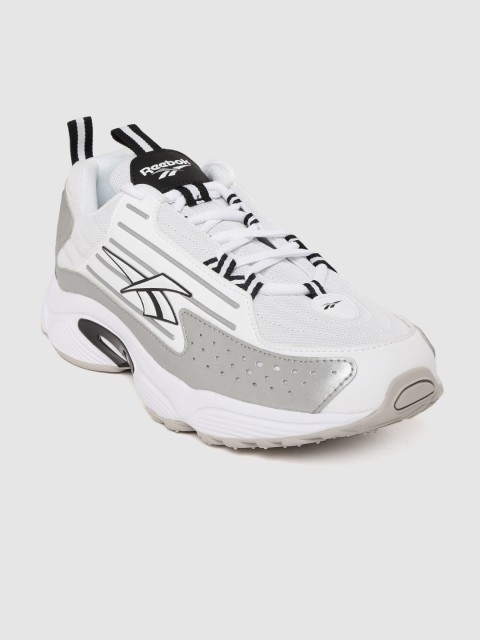 

Reebok Classic Unisex White & Silver-Toned Colourblocked DMX Series 2200 Sneakers