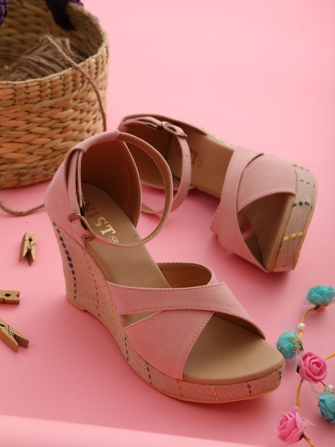 

GNIST Women Pink Solid Heels