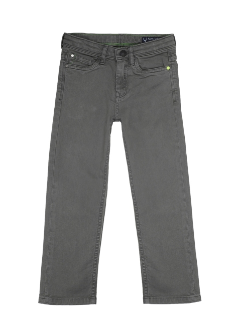 

Allen Solly Boys Grey Slim Fit Mid-Rise Clean Look Jeans