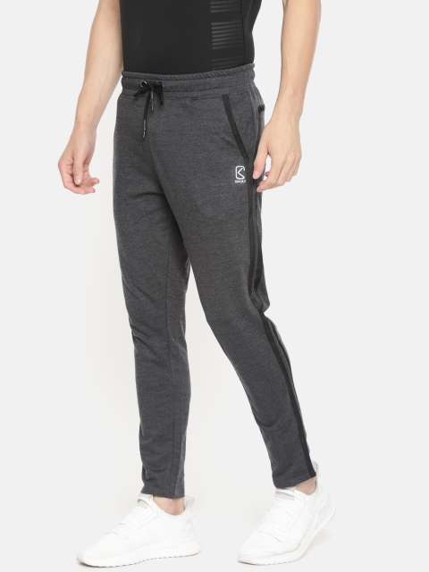 

Skult By Shahid Kapoor Men Charcoal Grey Solid Straight-Fit Track Pants