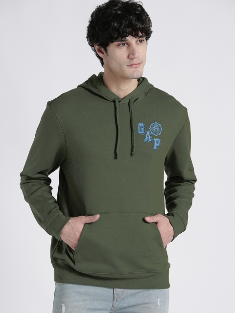 

GAP Men Logo Graphic Hoodie, Olive