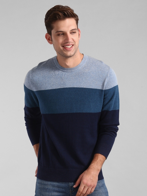 

GAP Mens Blue Solid The Mainstay Crew Neck Sweater