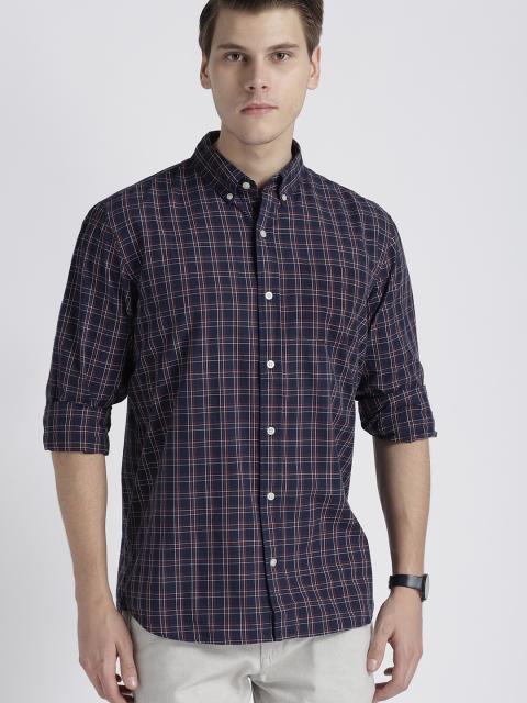 

GAP Men Poplin Shirt, Navy blue