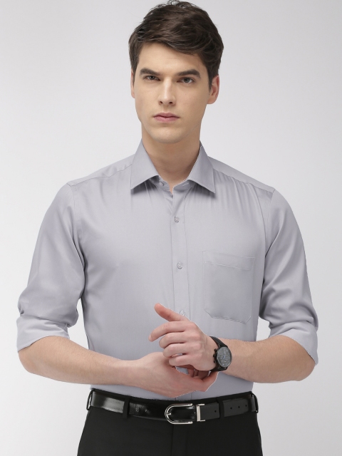 

Raymond Men Grey Contemporary Regular Fit Solid Formal Shirt