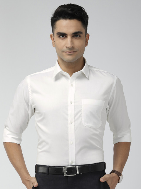 

Raymond Men White Slim Fit Solid Formal Shirt