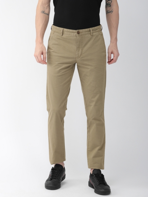 

Park Avenue Men Khaki NEO Fit Solid Chinos