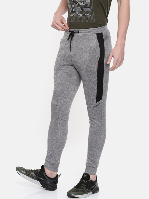 

Proline Active Men Grey Melange Solid Slim Fit Joggers