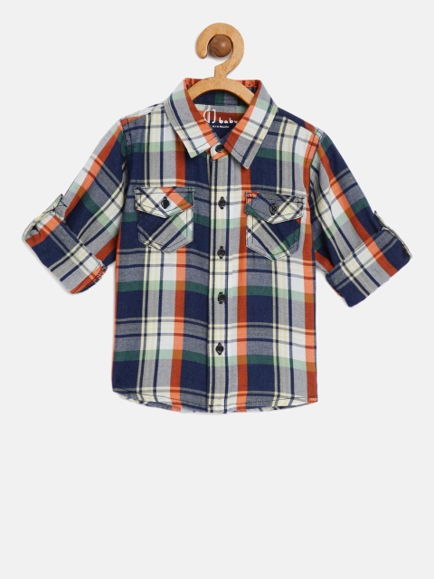 

Gini and Jony Boys Multicoloured Regular Fit Checked Casual Shirt, Multi