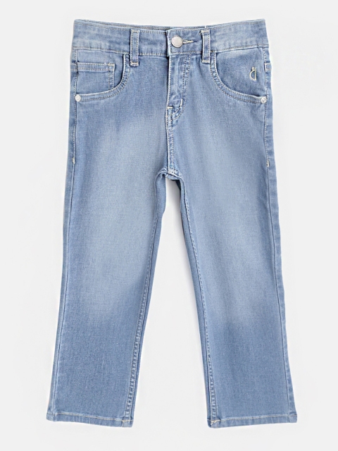 

Gini and Jony Boys Blue Regular Fit Mid-Rise Clean Look Stretchable Jeans