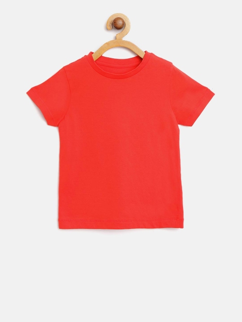 

Marks & Spencer Kids Red Solid Round Neck T-shirt