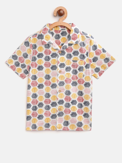 

Marks & Spencer Boys Multicoloured Regular Fit Printed Casual Shirt, Multi