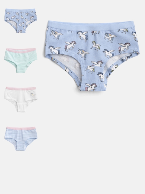 

Marks & Spencer Girls Pack of 5 Basic Briefs T711669D, Blue
