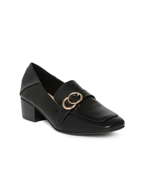 

FOREVER 21 Women Black Solid Pumps
