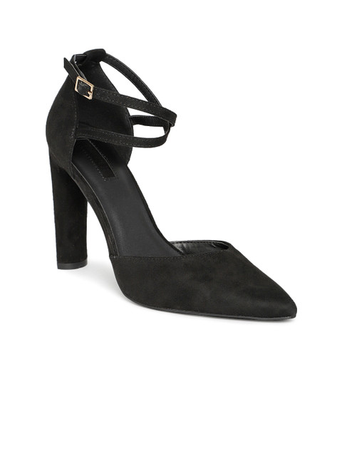 

FOREVER 21 Women Black Solid Sandals