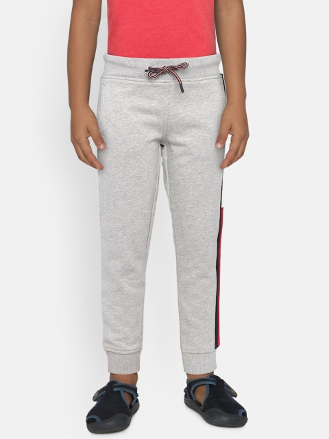 

Tommy Hilfiger Boys Grey Solid Track Pants