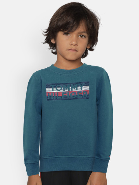 

Tommy Hilfiger Boys Blue Embroidered Sweatshirt