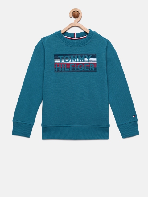 

Tommy Hilfiger Boys Blue Printed Sweatshirt