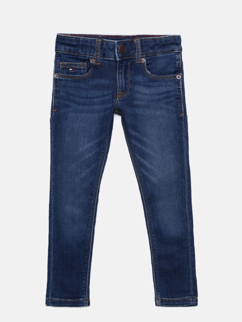 

Tommy Hilfiger Girls Blue NORA Skinny Fit Mid-Rise Clean Look Stretchable Jeans