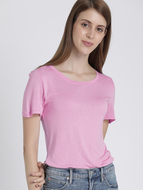 

GAP Women Short Sleeve Round Neck T-shirt, Lavender