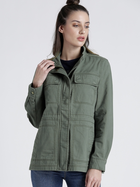 

GAP Women Utility Jacket, Olive