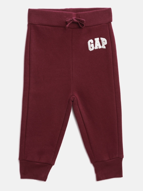 

GAP Boy's Logo Joggers, Burgundy