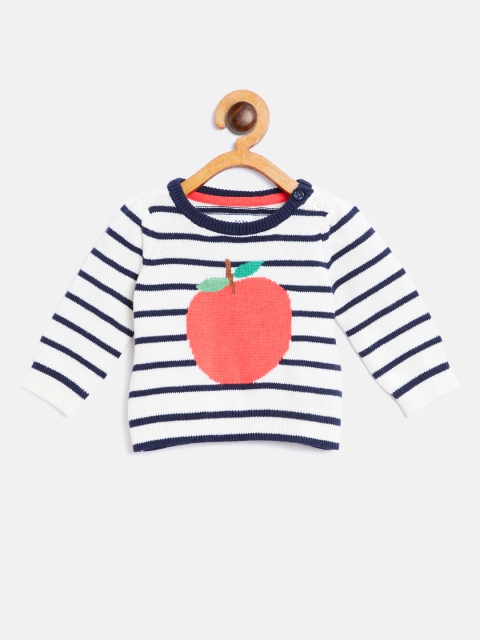 

GAP Girls Baby Apple Crewneck Sweater, Off white