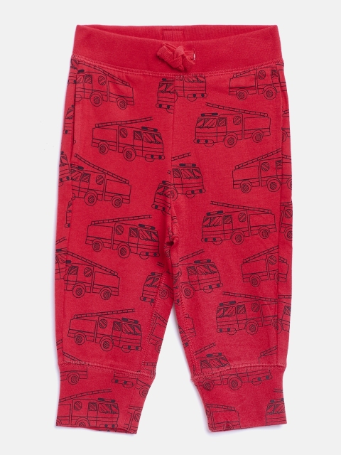 

GAP Baby Girls Print Pull-On Joggers, Red