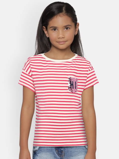 

GAP Girls Flippy Sequin Graphic T-shirt, Pink