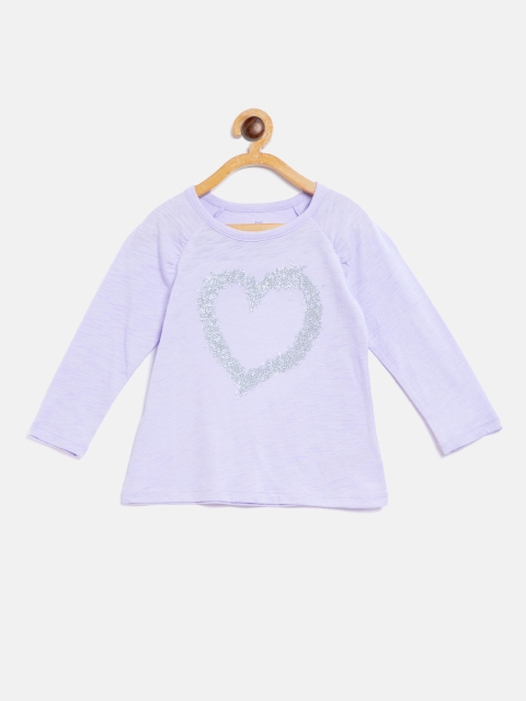 

GAP Girls Graphic Raglan T-Shirt, Lavender
