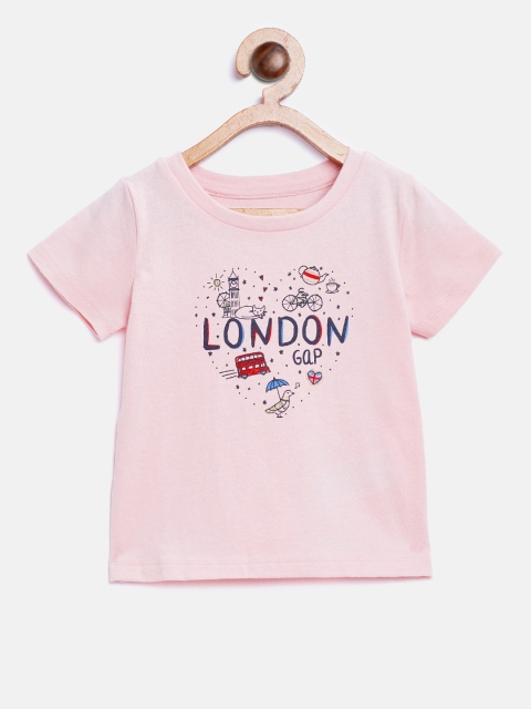 

GAP Girls Graphic Short Sleeve T-Shirt, Pink