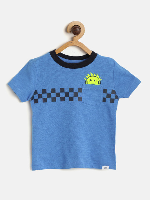 

GAP Boy's Pocket Short Sleeve T-shirt, Blue