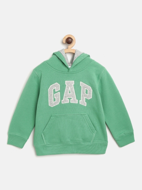 

GAP Boy's Logo Hoodie Sweatshirt, Green