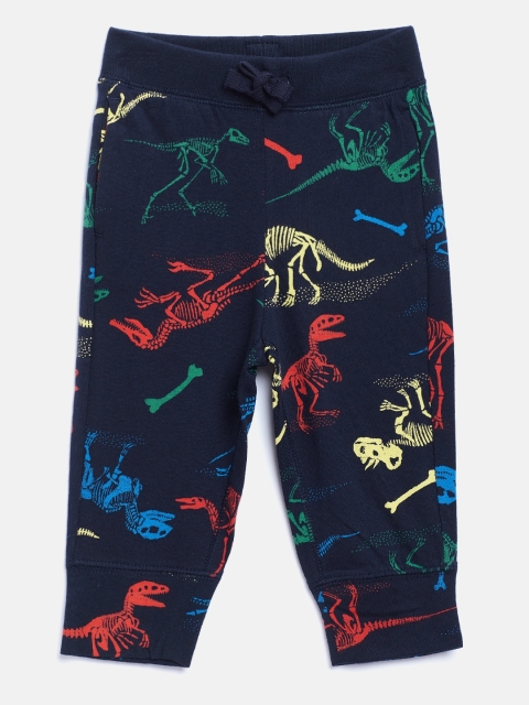 

GAP Baby Girls Print Pull-On Joggers, Navy blue