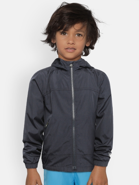 

GAP Boys Jersey-Lined Windbuster, Navy blue