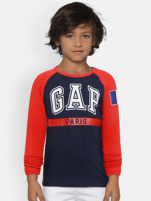 

GAP Boys Logo Raglan T-shirt, Navy blue